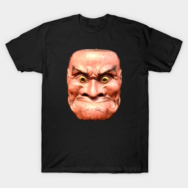 Japanese Mask Red / Swiss Artwork Photography T-Shirt by RaphaelWolf